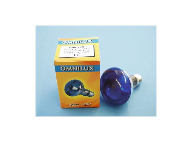 Omnilux R80 230V/60W E-27 blue